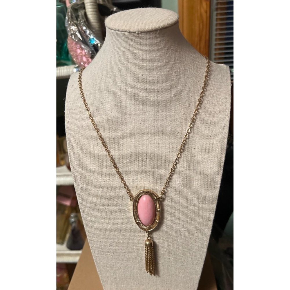 Sarah Coventry Pink Lady Necklace